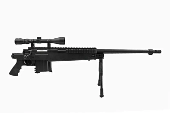 Fusil airsoft fusil de sniper MB4407D - avec lunette et bipode