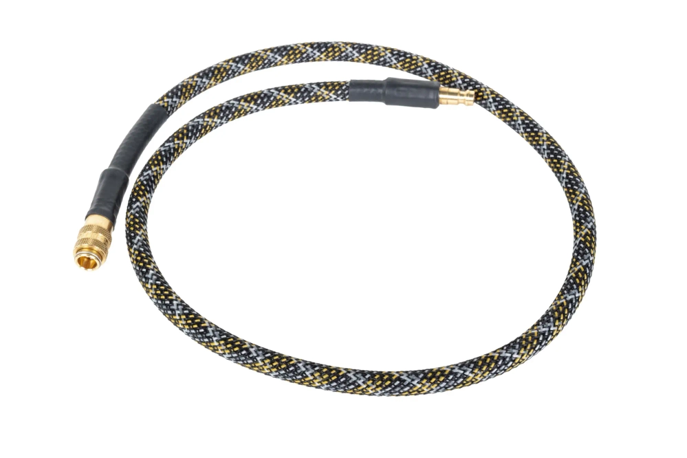Manguera HPA Mancraft 36" Flex Line QD EU Wide Bore Amarillo