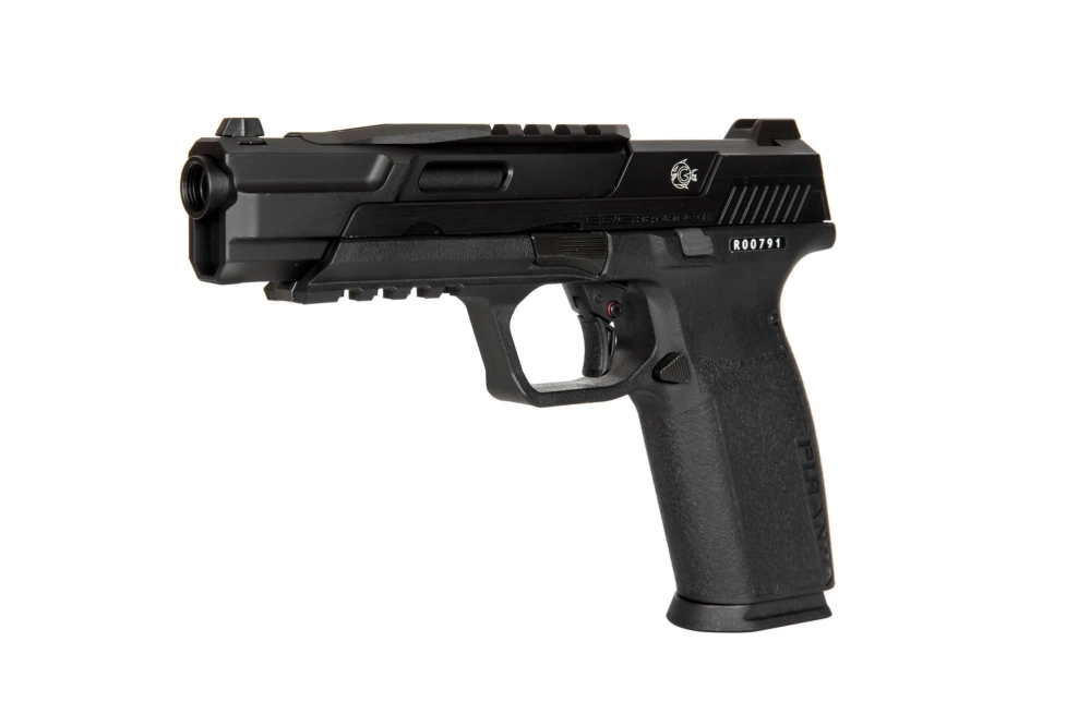 Pistola de airsoft Piraña TR - negro