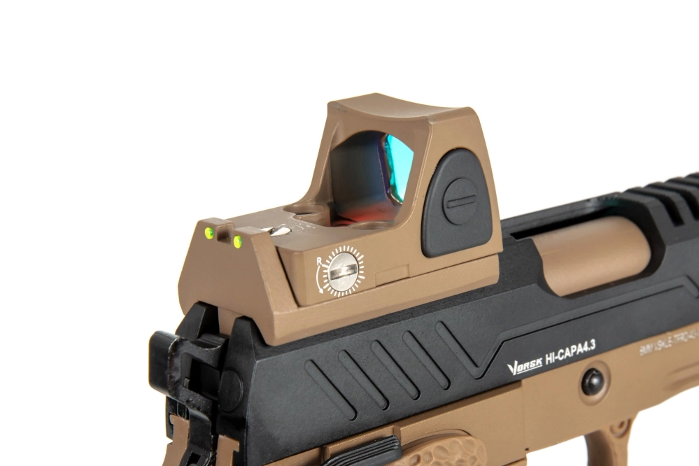 Vorsk Hi-Capa 4.3 BDS Pistol Replica - Black/Tan