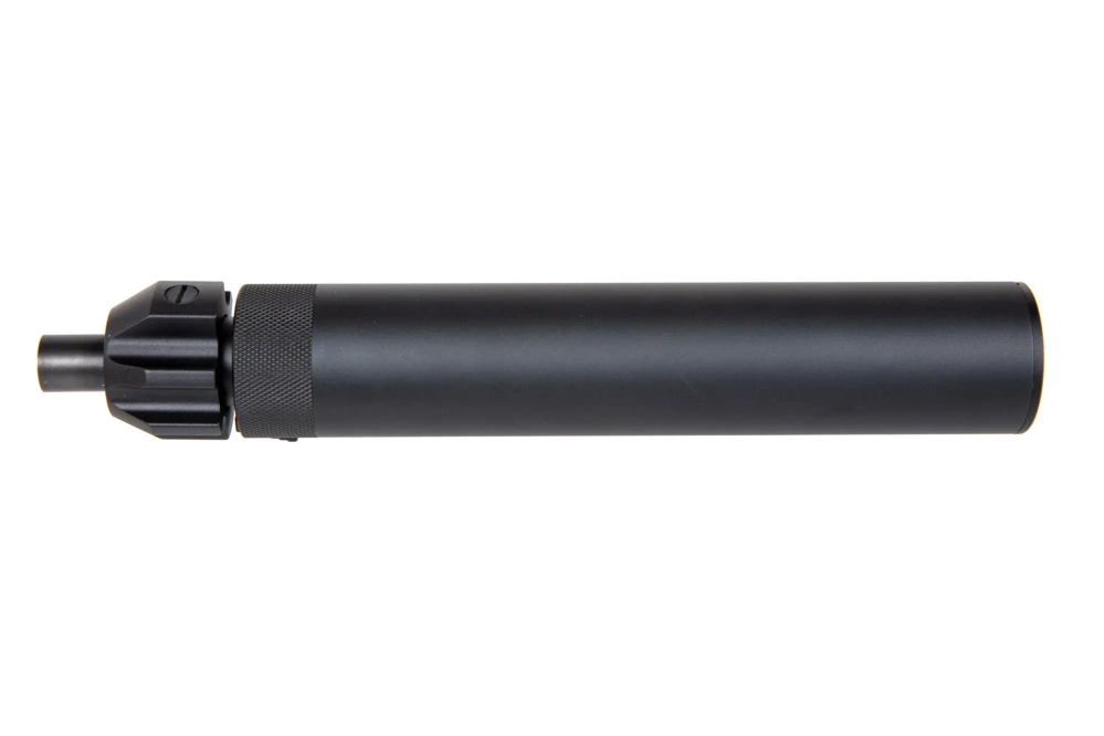 Tłumik dźwięku 5KU do replik QD MP7A1 KSC/KWA/Umarex (12mm CW) Czarny