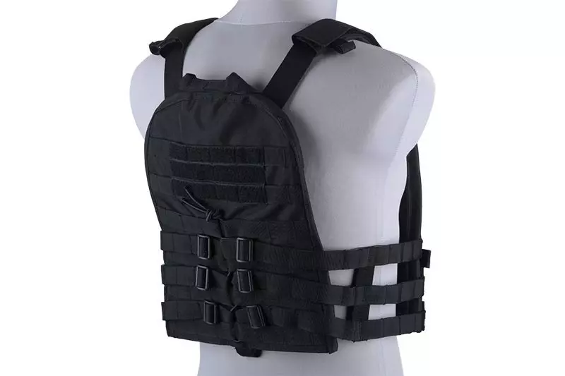 Vesta plate carrier s odnímatelným panelem - černá