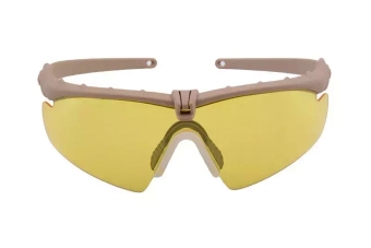 Gafas tácticas - Tan / Yellow