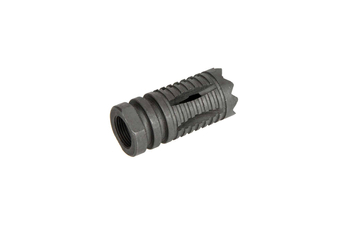 Acier cache flamme pour répliques M4/M16 - 14mm CW/CCW