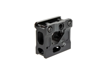 Alta montura para colimadorT1/T2 con un orificio - negro