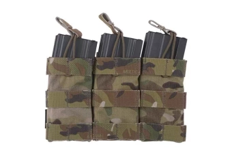 Bolsa triple abierta para cargadores M4/M16 - Multicam