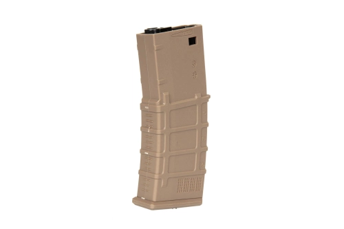 Polymère chargeur hi-cap 300 billes pour répliques M4/M16 - tan