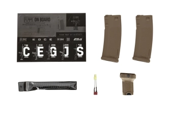 SA-E06-H EDGE™ Carbine Replica Heavy Ops Stock - Half-Tan