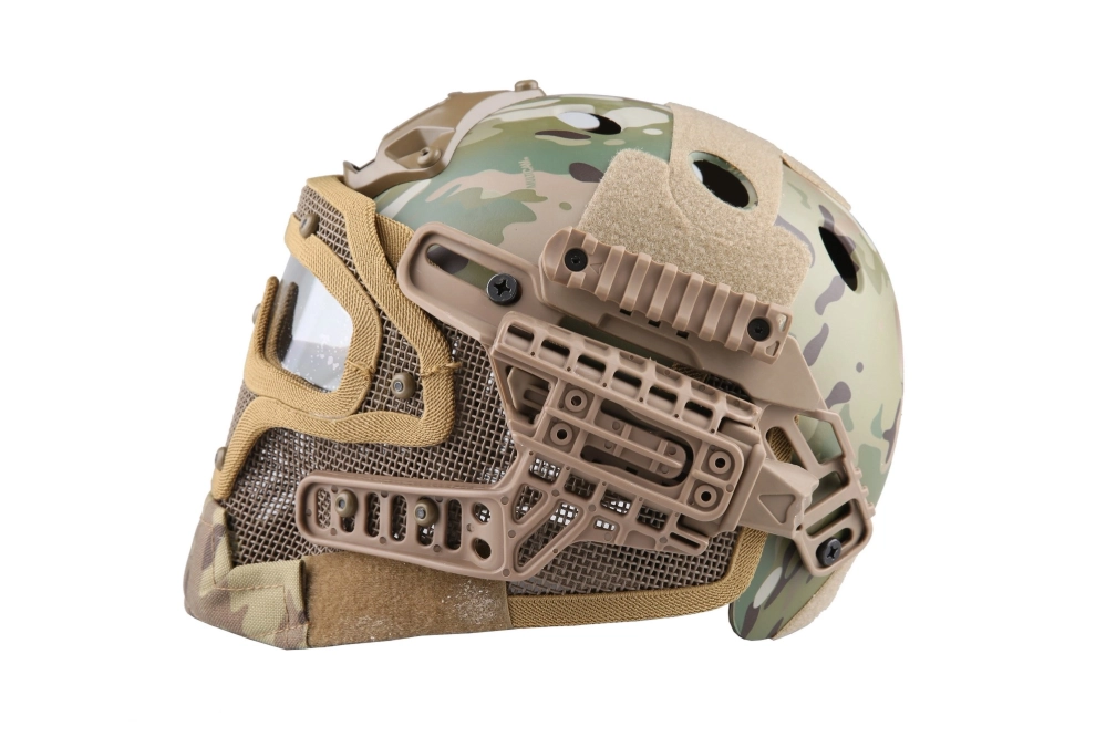 Réplica del casco FAST PJ G4 System con pantalla facial - MC