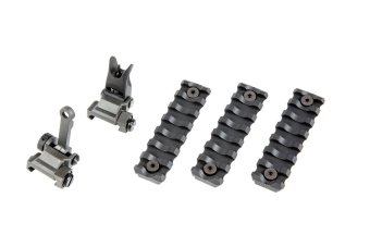 Réplica de la carabina Avalon Leopard - Negro / Rojo