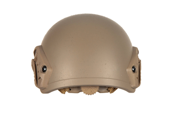 Ballistische Aramide zware versie L/XL donker aarde helm replica