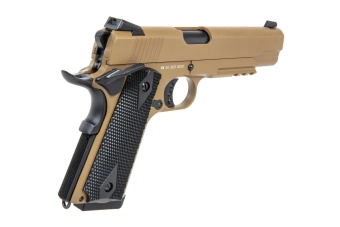 Replika van het pistool Double Bell M1911 302 Tan