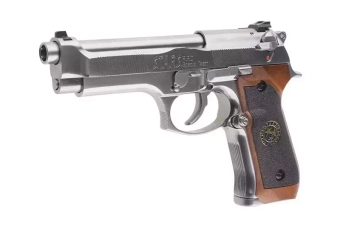 Réplica de pistola Samurai Edge Standard V.2 M9 Full Auto - plata