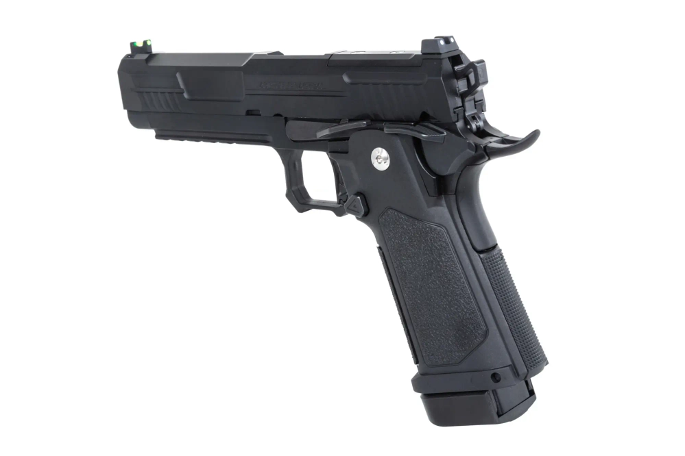 Arcturus Vanguard 5" Hi-Capa GBB Pistola airsoft Preparada para Óptica Negro