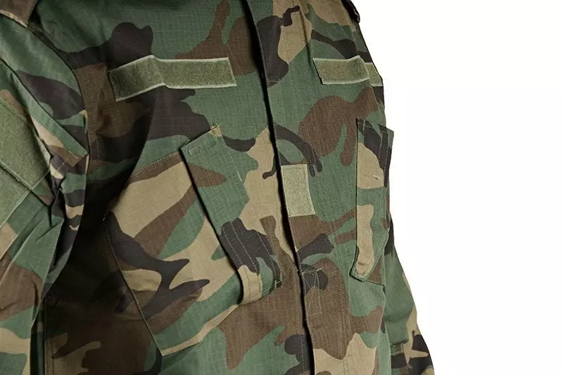 Camiseta militar tipo ACU - bosque