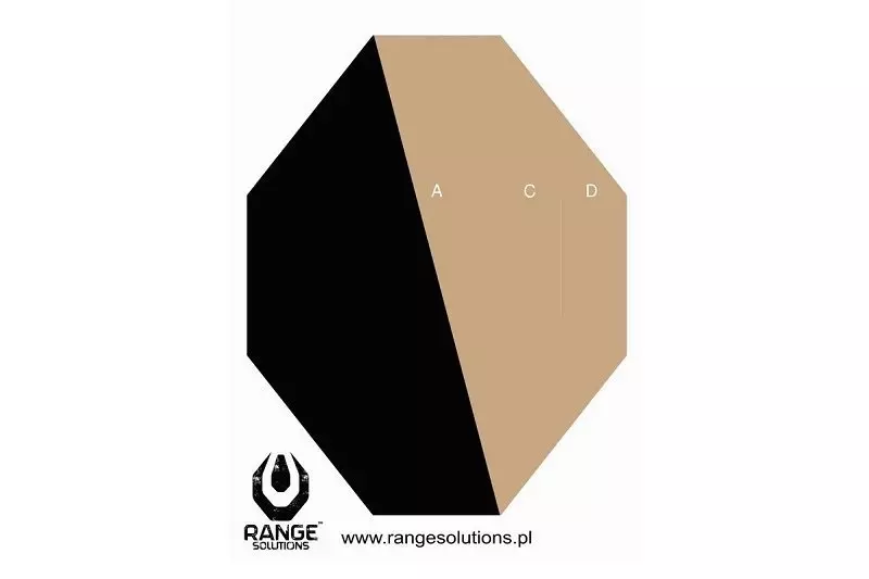 Boucliers de tir IPSC Hard Cover 3 - 50pcs