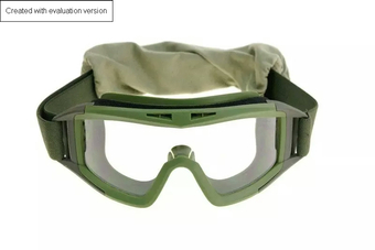 Lunettes de protection à profil bas - vert olive