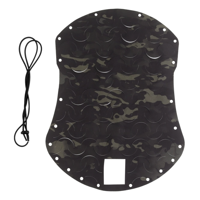 Uniwersalne maskowanie na hełm Wosport Laser Cut Cover MC Black