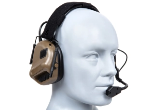 Taktyczne słuchawki Gen. 5 Wosport HD-20 Tan