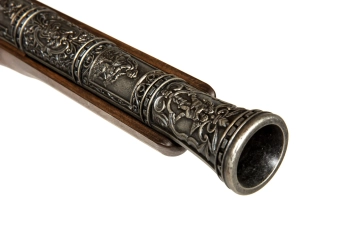 Replika pistoletu skałkowego typu Flintlock Green Gas