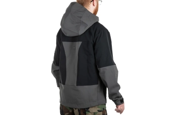 Kurtka Softshell Emerson Gear Blue Label "Spinosaurus" Szara