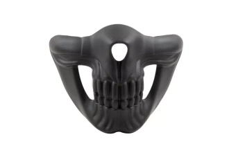 Masque ? t?te de mort - noir