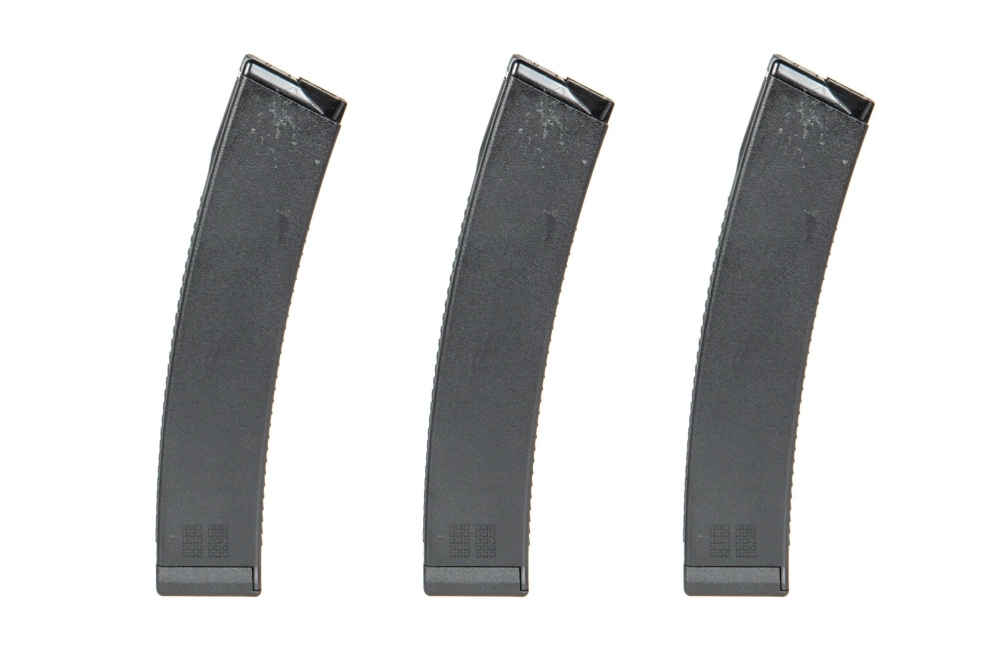 Set of 3 Mid-Cap 80 BB Magazines for KWA QRF Mod.1 Replicas