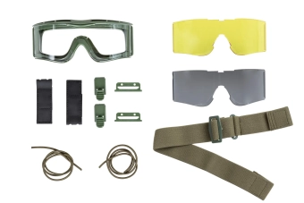 Taktické brýle Wosport GG-005 s vyměnitelnými skly Olive