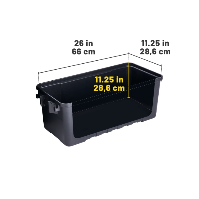Plano 64-litre medium tactical equipment box Black