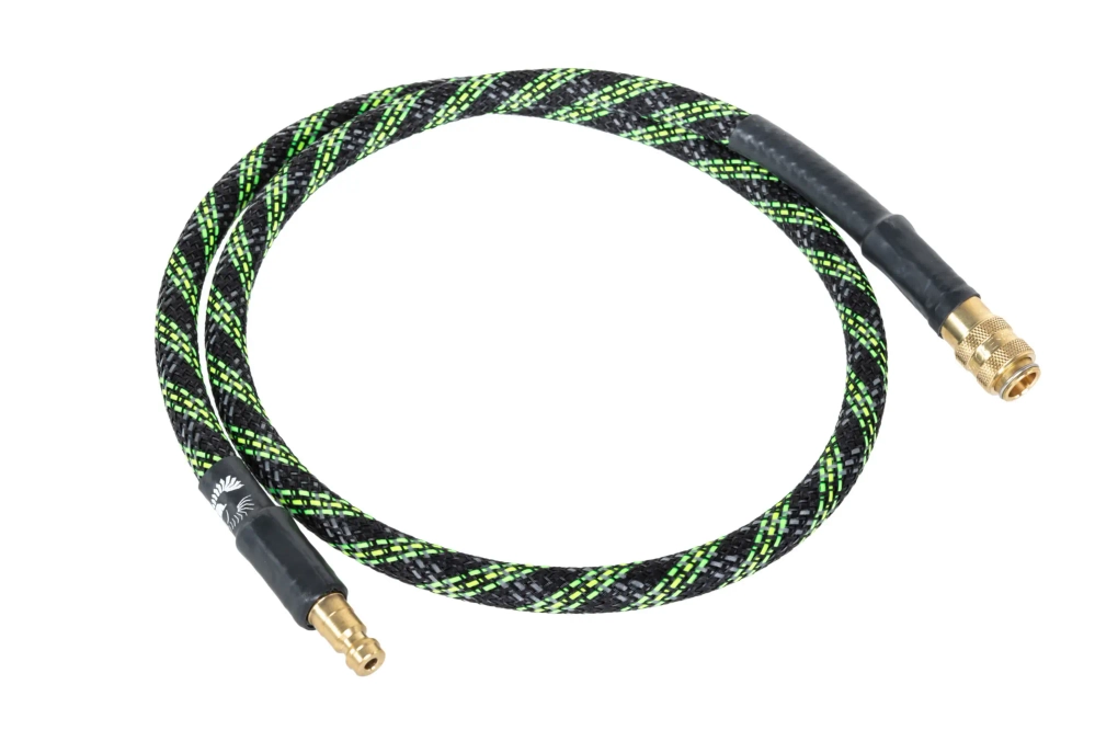 Wąż HPA Mancraft 36" Flex Line QD EU Wide Bore Zielony