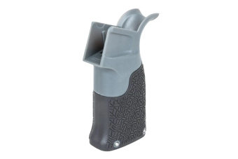 20° vertikální pistolová rukojeť ICS EMG Zeta pro repliky M4/M16 šedá
