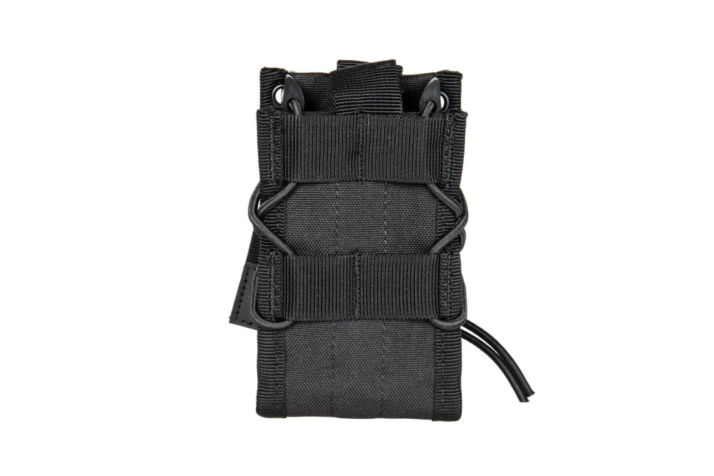 Doble pouch para fusil teja - negro