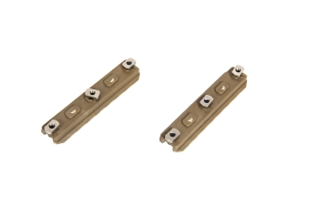 Polímero raíl M-LOK 3.5 (2 piezas) - tierra oscura"