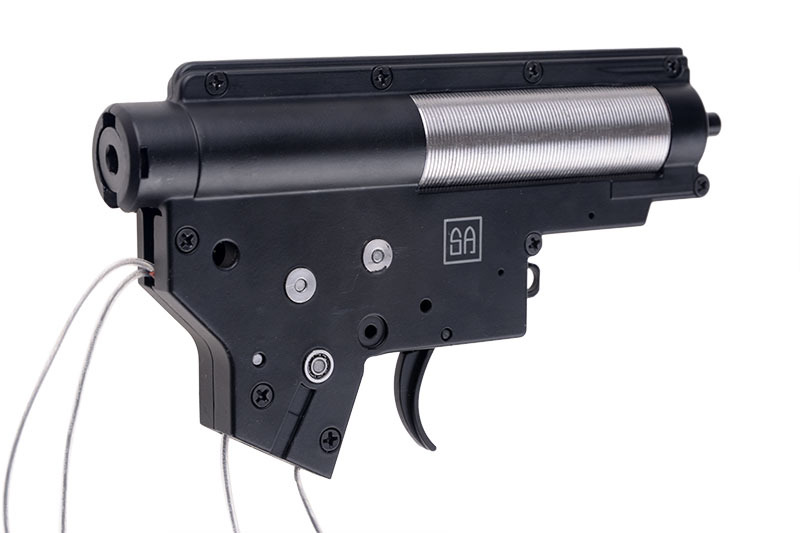 Completo, reforzado gearbox v.2 Mod2 con contacto electrónico (cableado trasero)