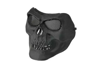 Skull Style face mask - black