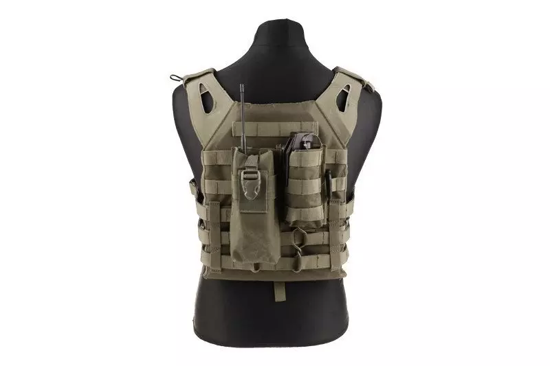 Jump type tactical vest - black