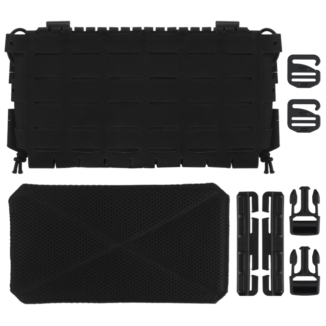 Buckle Up Laser-Cut Wosport voorpaneel VE-77-ACC-03 Zwart