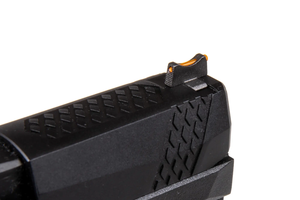 WE F18 Pistola Compacta Gas Verde Replica Negra