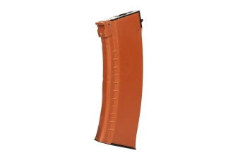 Magazynek hi-cap 500 kulek do replik typu AK74 - Pomarańczowy
