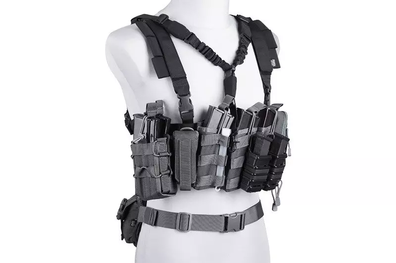 Dynamic Chest Rig Tactical Vest - Primal Grey