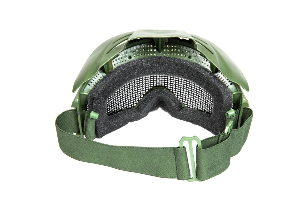 Tactical goggles with hood - Olv