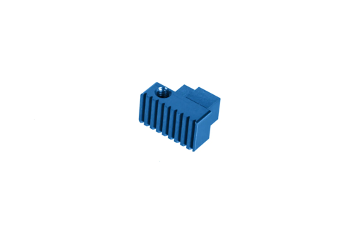 Aluminum CNC magazine release for STORM PC1 replica Blue