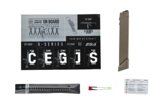 Specna Arms SA-FX01 FLEX™ GATE X-ASR Gen.2 Half-Tan ASG Karabijn