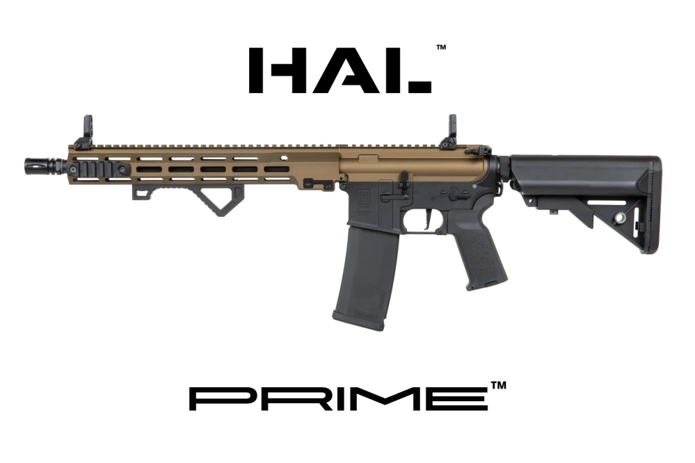 Airsoft geweer Specna Arms SA-P22 Prime™ HAL™ ETU met brushless motor Half-Bronze