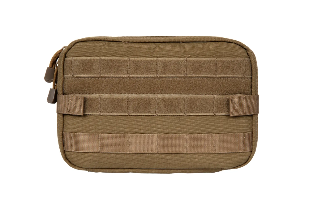 Large Administration Pouch with a Map Holder - Tan