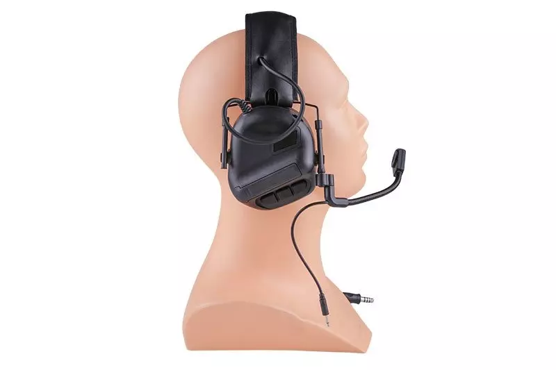 Zestaw słuchawkowy ERM - czarny