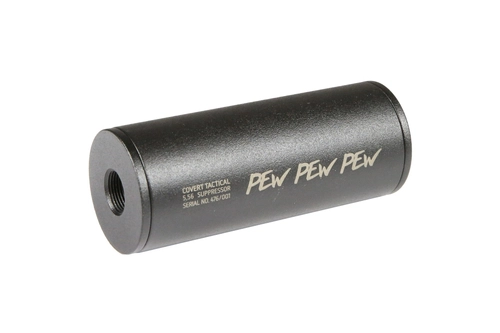 Pew Pew Pew" Covert Tactical Standard 40x100mm silencer"