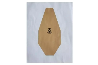 Alpha zone stickers - 50 pcs - brown