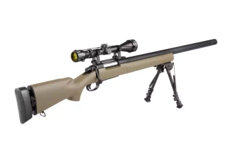 Réplique du fusil de précision SW-04J Army avec lunette et bipied (Upgraded) - tan 