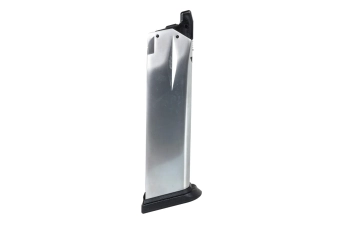 Cargador Green Gas Cybergun x Springfield Armory de 25 bolas para réplicas XDM de 4,5 pulgadas